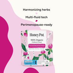 The Honey Pot Company: etiqueta con mezcla herbal que aporta confort