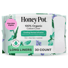 The Honey Pot Company frente del empaque mostrando protección larga y beneficios