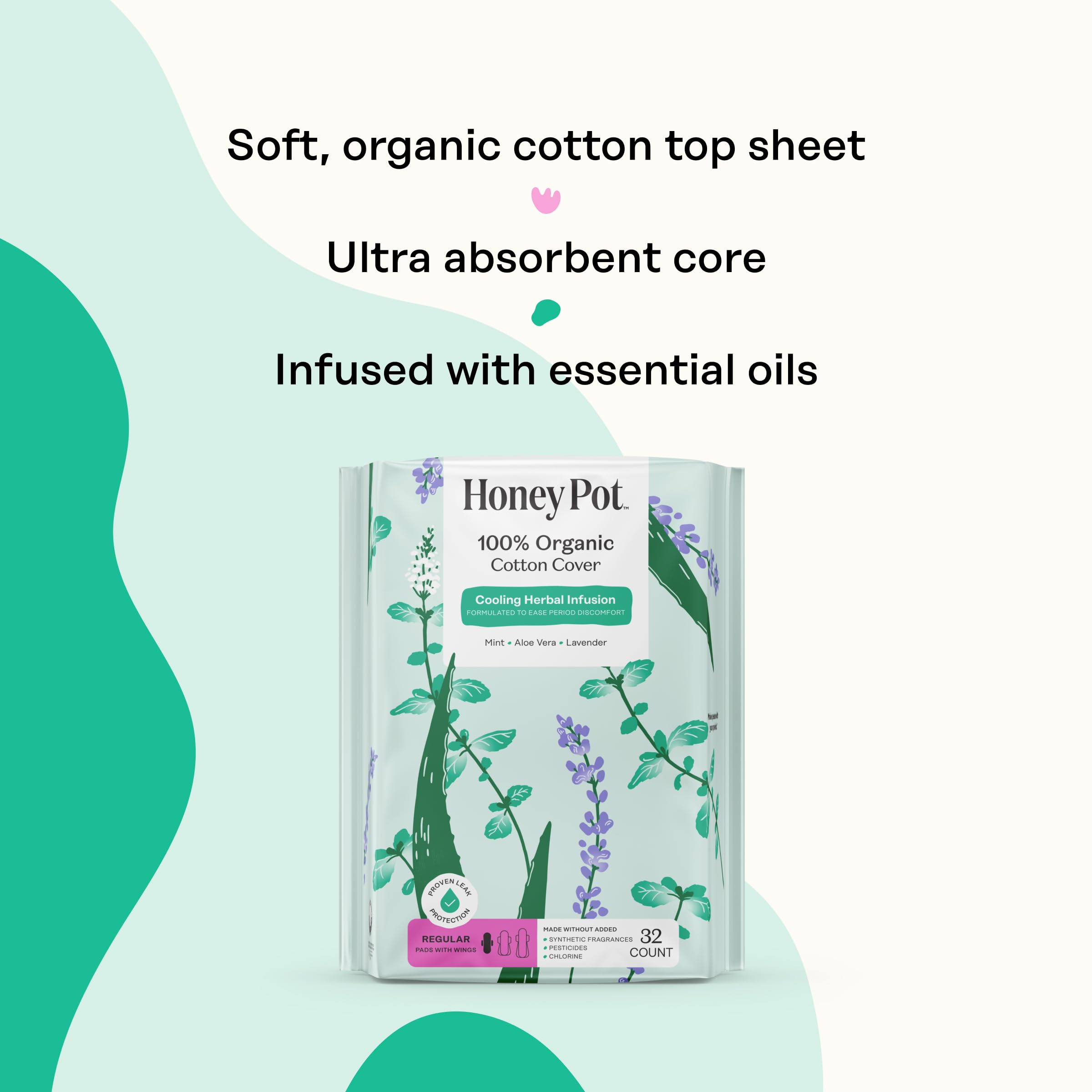 The Honey Pot Company ingredientes menta aloe lavanda, efecto refrescante