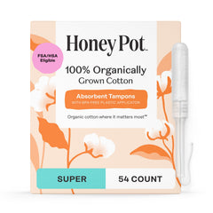 The Honey Pot Company frente del empaque, protección clara y natural