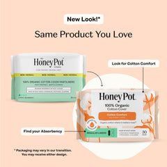 The Honey Pot Company, textura de algodón orgánico para tacto suave