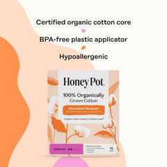 The Honey Pot Company ilustración de uso cómodo y discreto durante el día