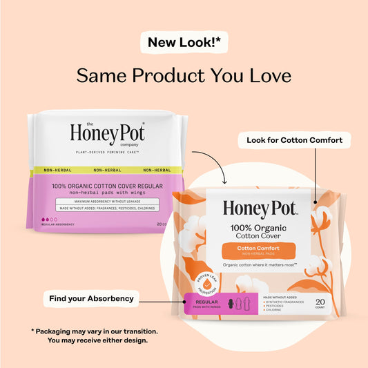 The Honey Pot Company primer plano de textura de algodón para mayor suavidad