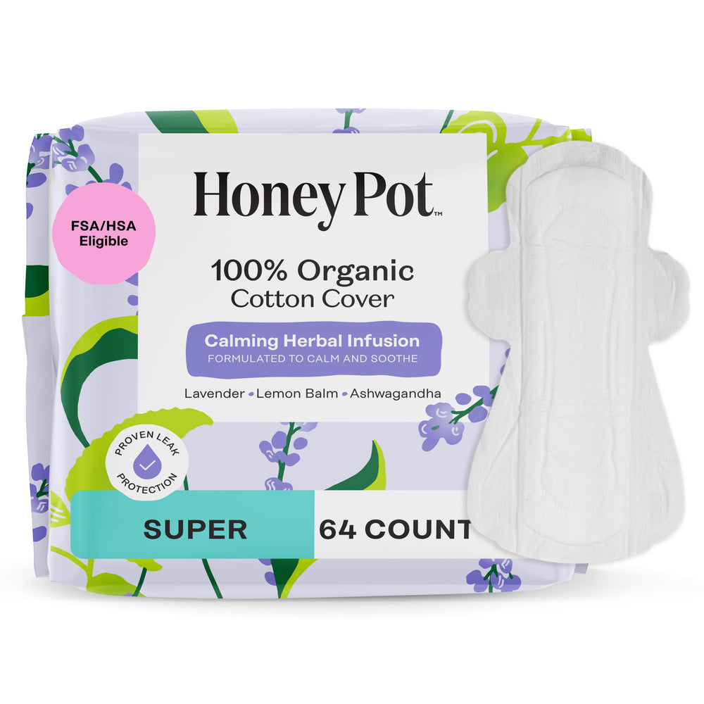 The Honey Pot Company toalla Calming Super frontal, protección suave