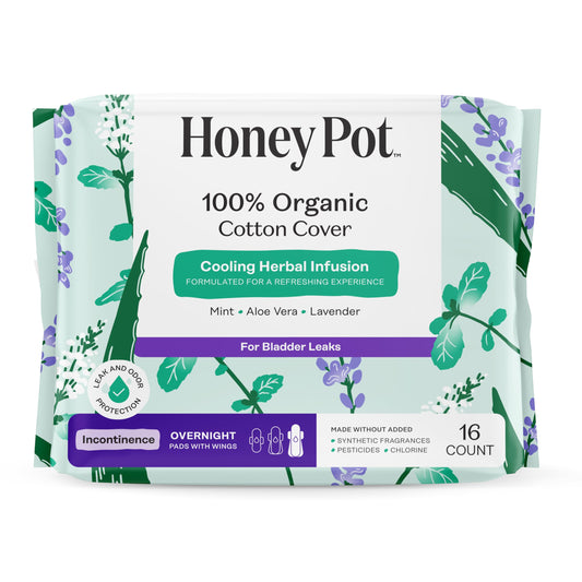 The Honey Pot Company toalla nocturna frontal, protección y confort