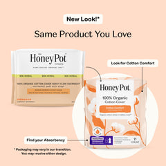 The Honey Pot Company textura de algodón orgánico para mayor suavidad