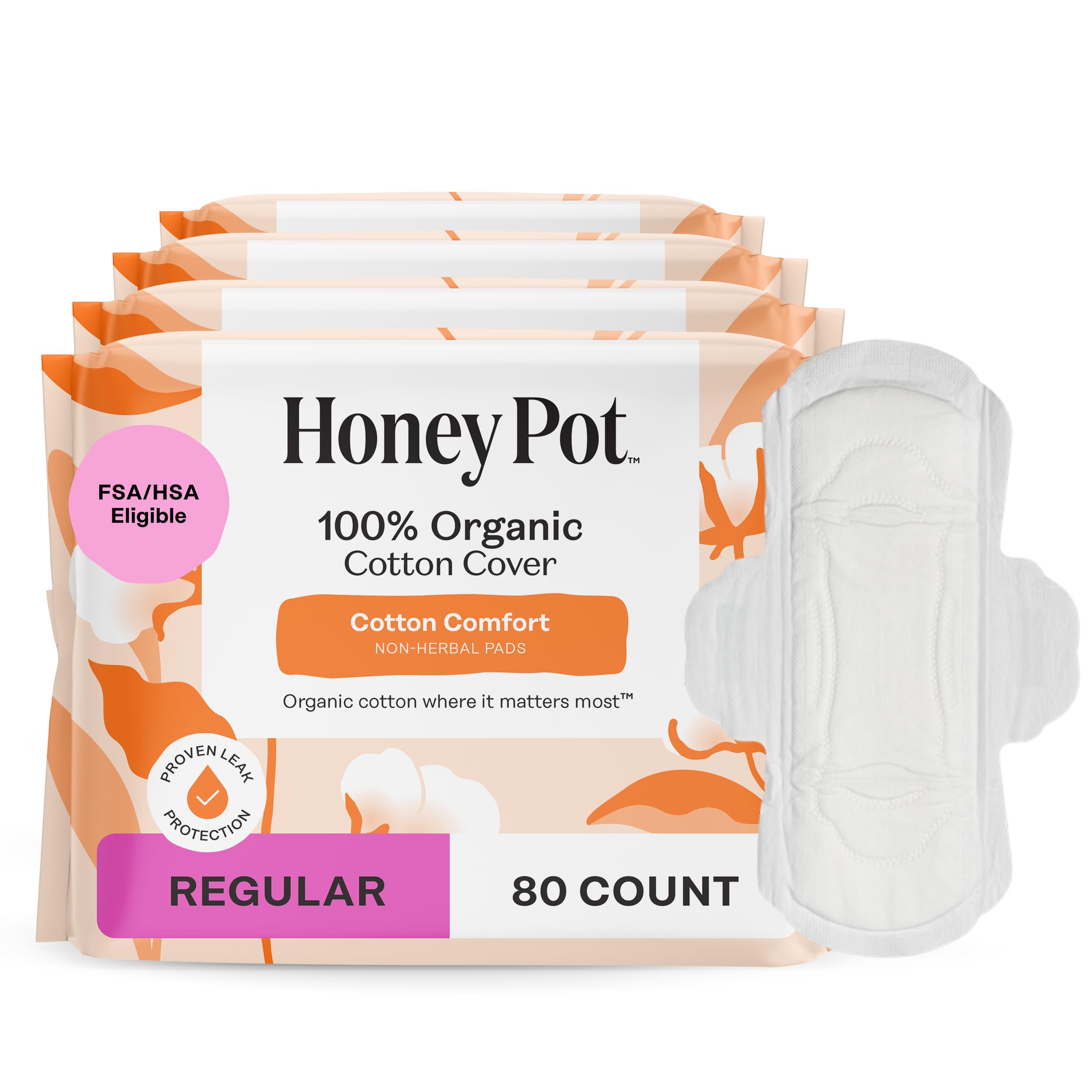 The Honey Pot Company paquete frontal mostrando diseño y marca, transmite confianza