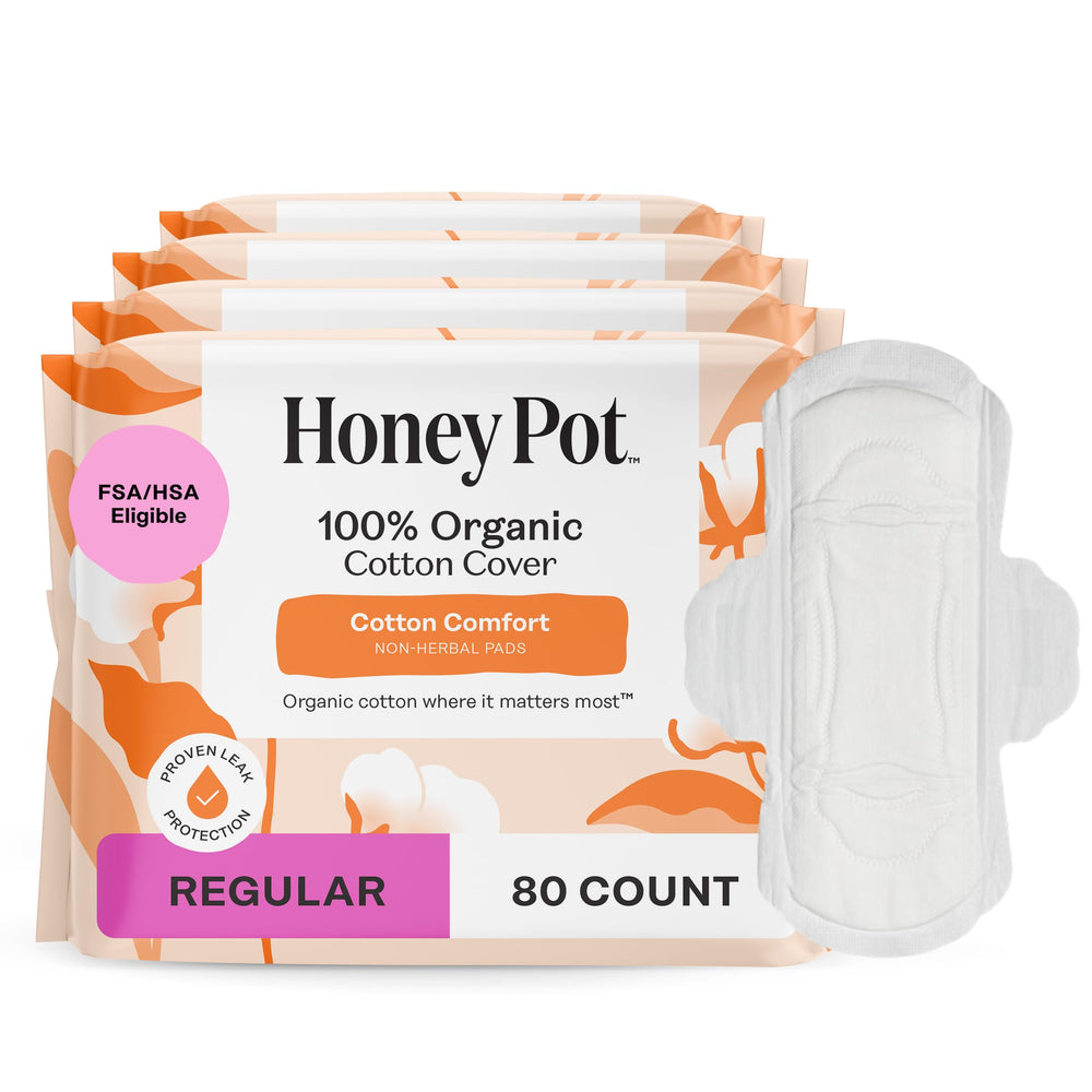 The Honey Pot Company paquete frontal mostrando diseño y marca, transmite confianza