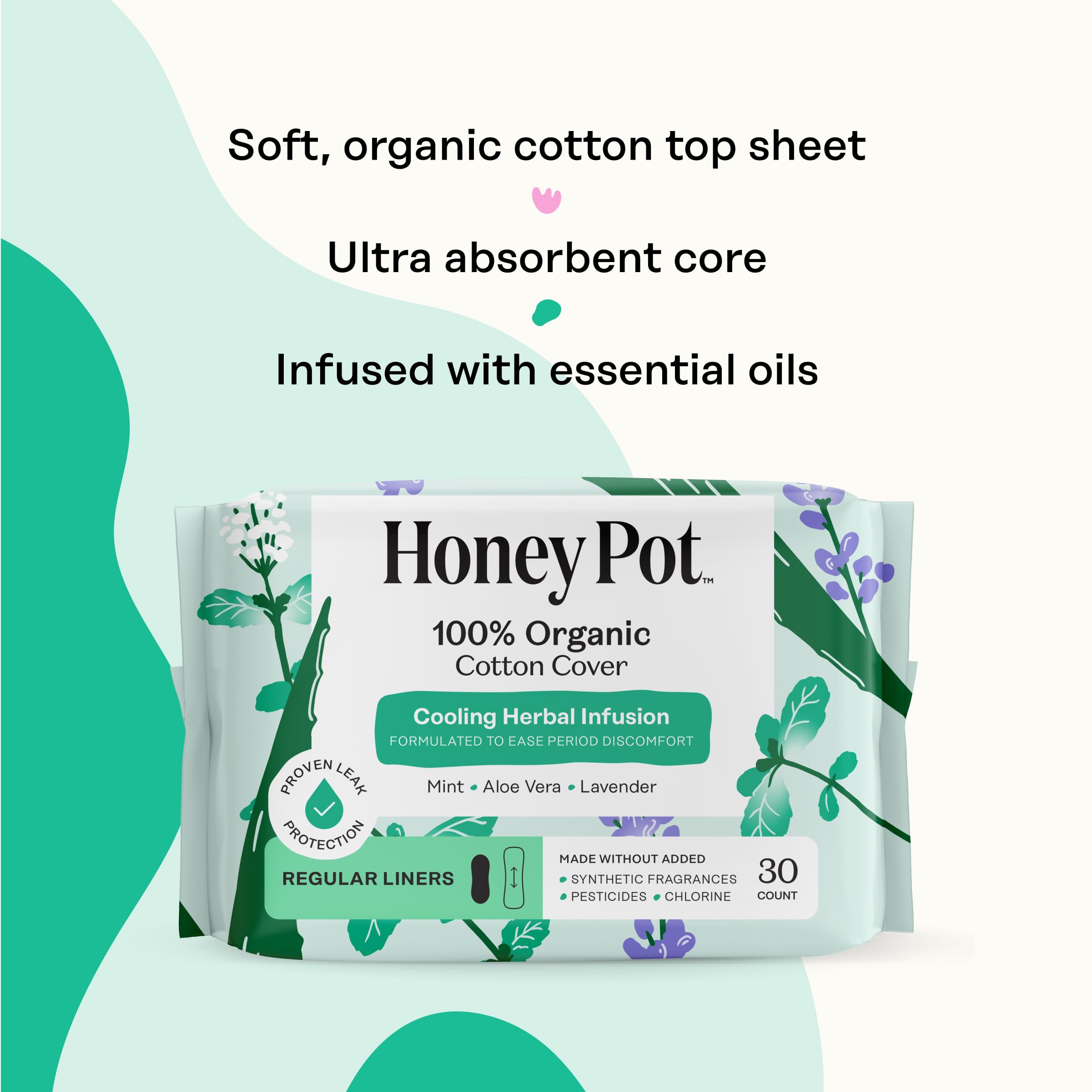 The Honey Pot protector con alas mostrando ajuste seguro y comodidad