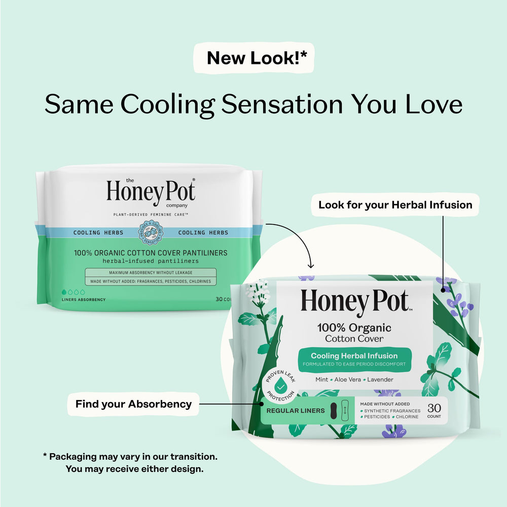 The Honey Pot etiqueta trasera con información y beneficios del producto