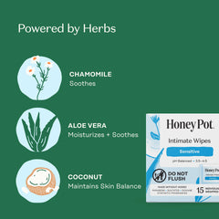 The Honey Pot sobres individuales apilados manteniendo frescura