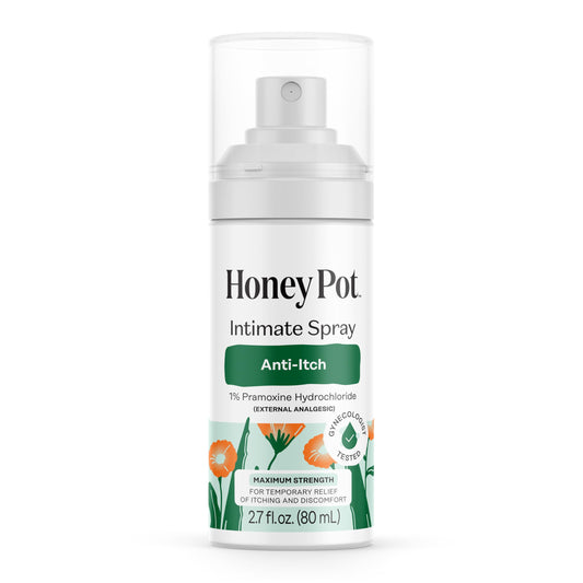 The Honey Pot Company spray frontal mostrando diseño y facilidad de uso
