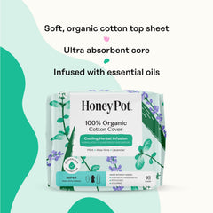 The Honey Pot toalla empacada individualmente para transporte higiénico