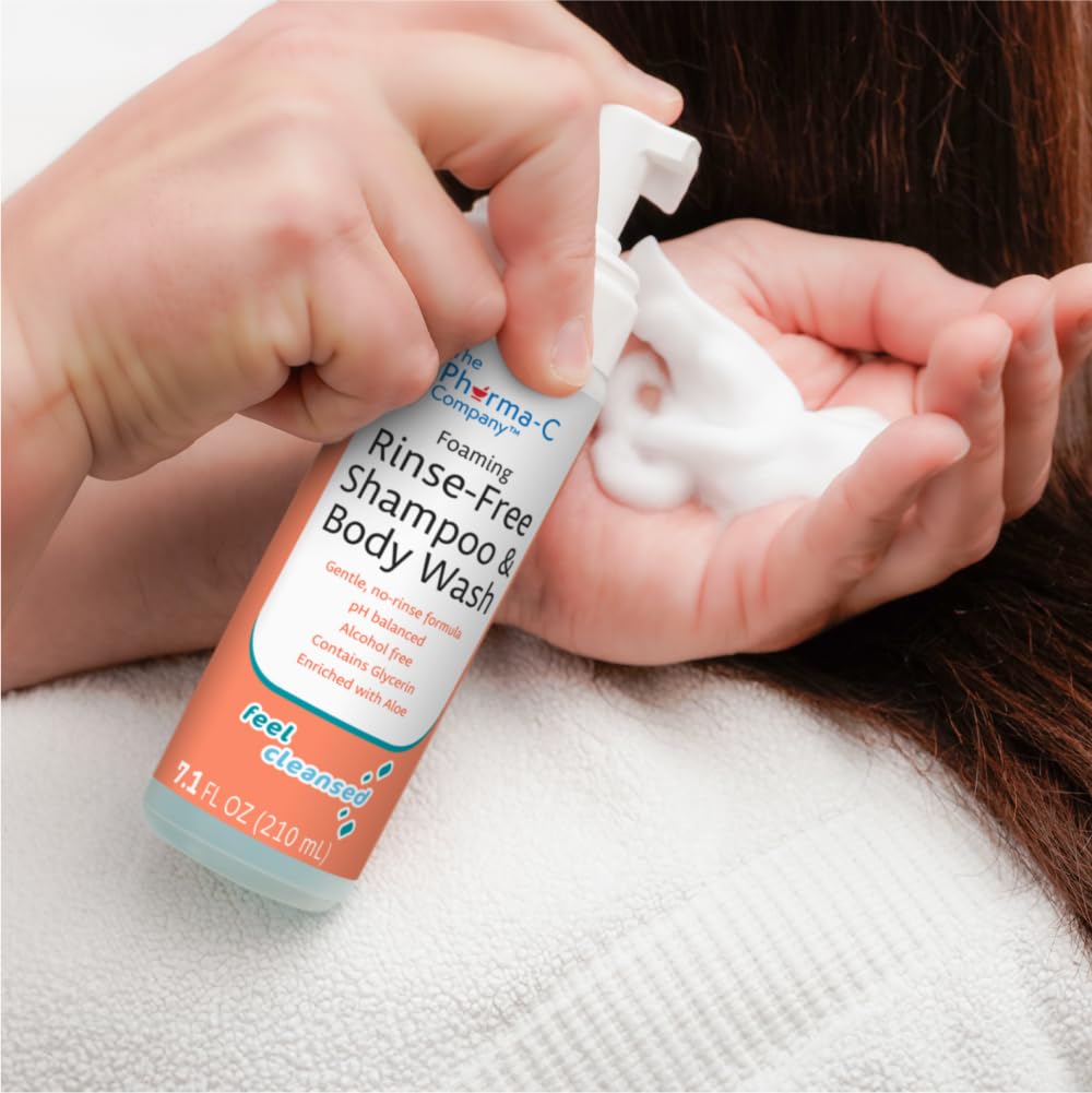 The Pharma-C Company uso en cuerpo con toalla, higiene sin ducha