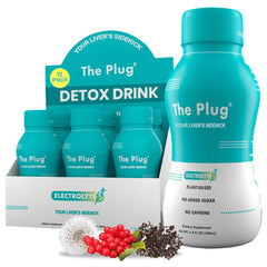 The Plug vista frontal del envase, atractivo y listo para consumo