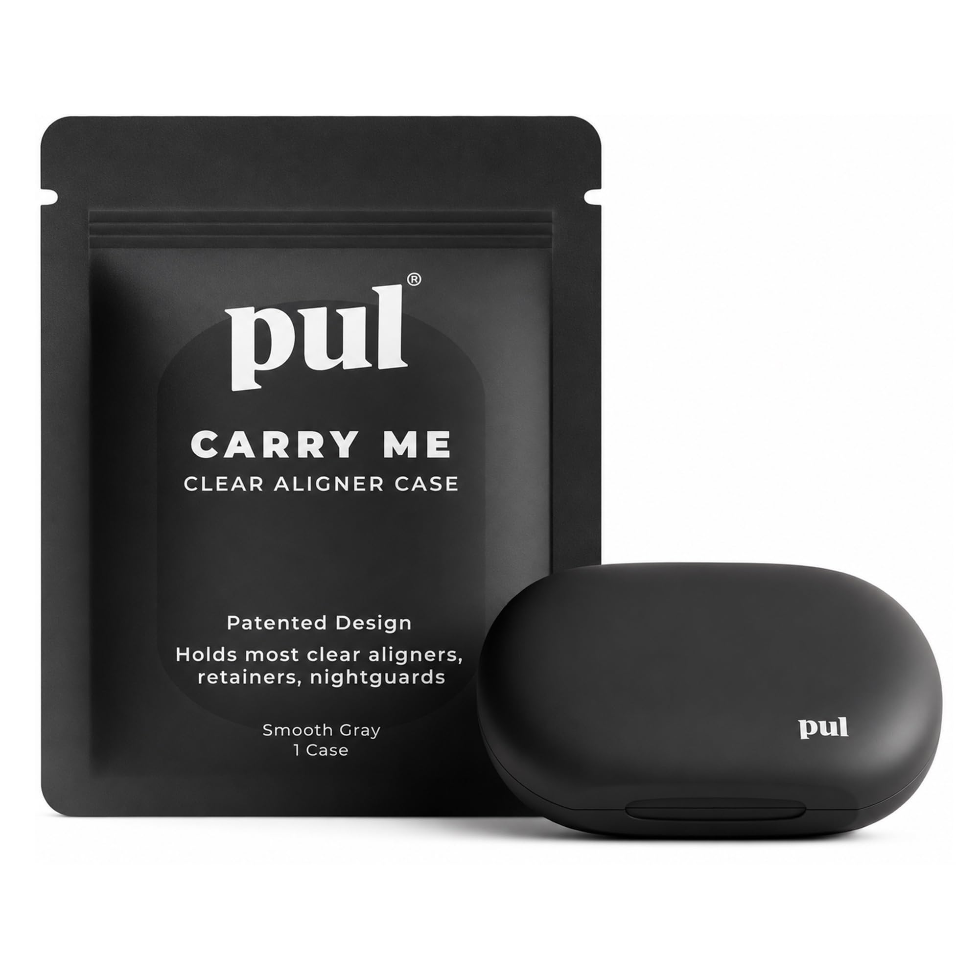 The Pultool estuche frontal gris, protección compacta para alineadores