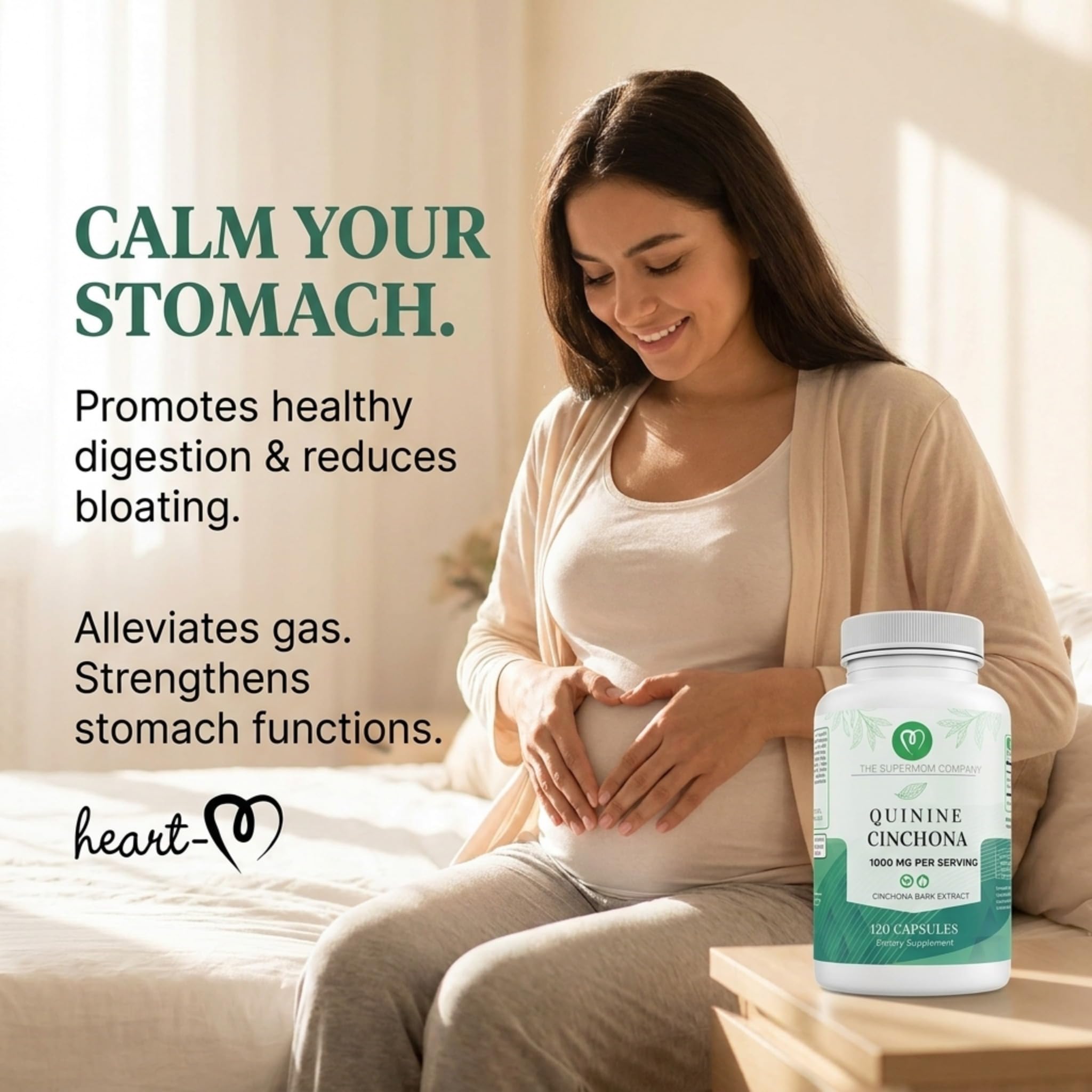 The Supermom Company rótulo con información nutricional y control de calidad