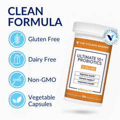 The Vitamin Shoppe cápsulas vegetales en primer plano, fácil ingestión