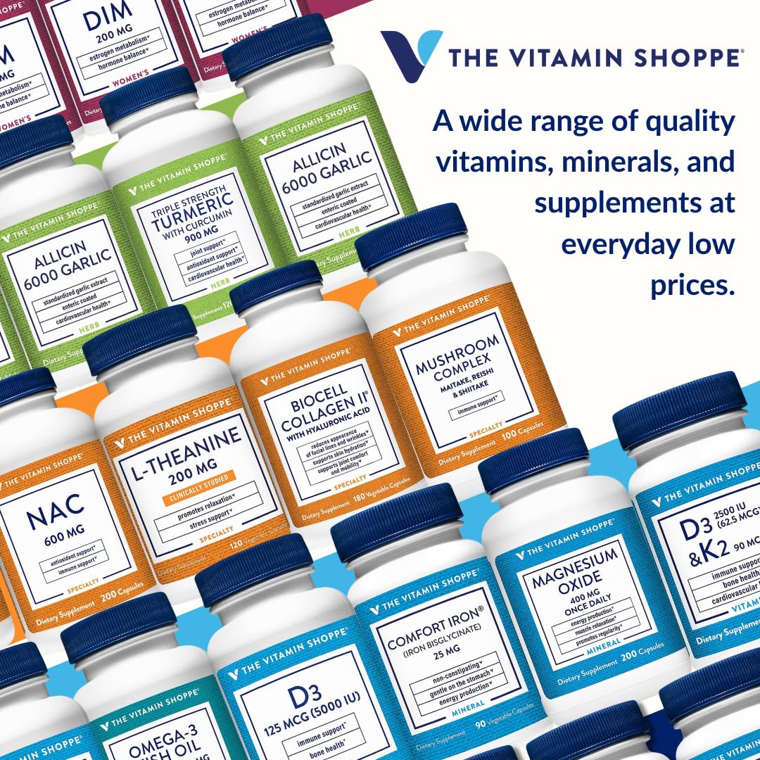 The Vitamin Shoppe estilo de vida salud mostrando uso diario sencillo