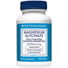 The Vitamin Shoppe frasco frontal mostrando la presentación y beneficio de suministro prolongado