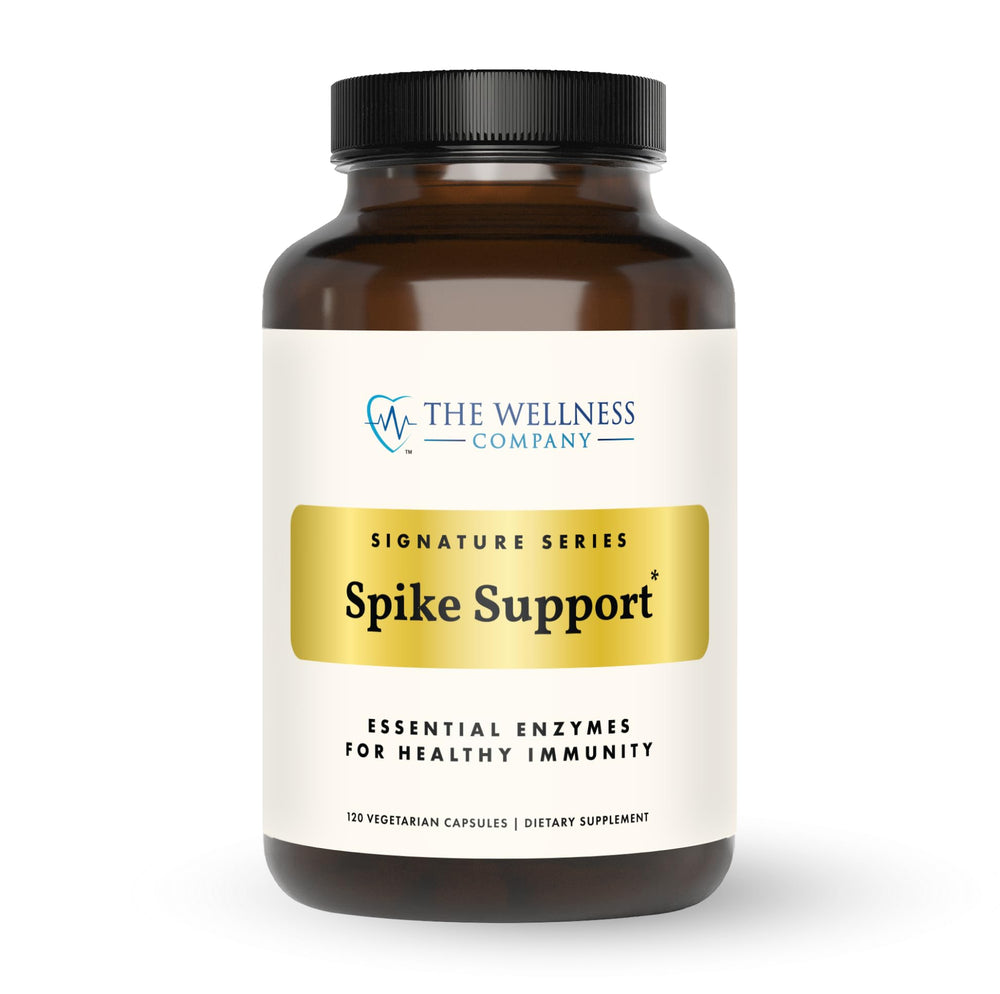 The Wellness Company Spike Support vista frontal del envase mostrando diseño y cantidad