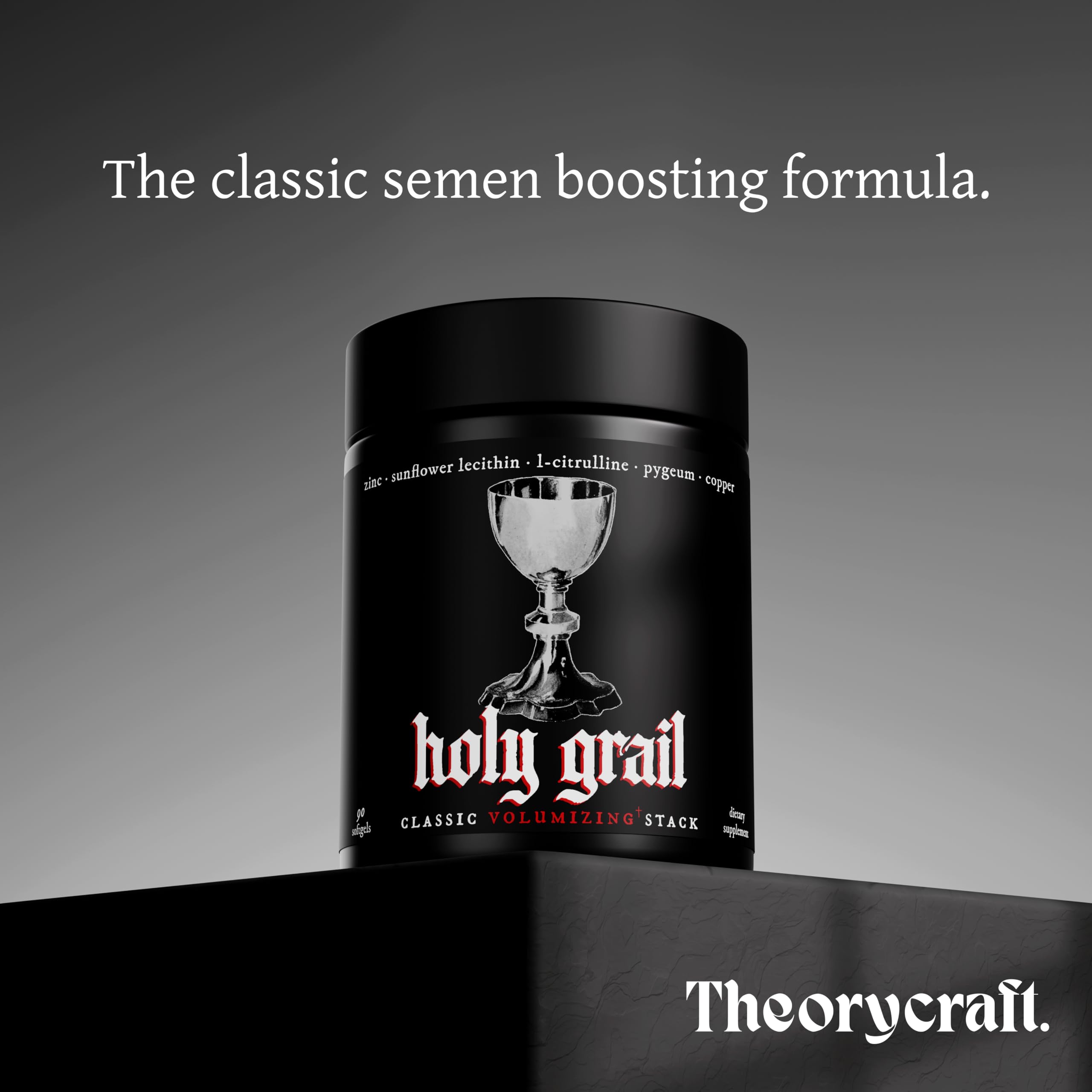 Theorycraft Holy Grail capsula softgel en detalle para mejor absorción