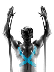 THERABAND detalle XactStretch con marcadores de estiramiento para aplicación precisa