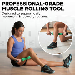 THERABAND usado en piernas para reducir rigidez y mejorar flexibilidad