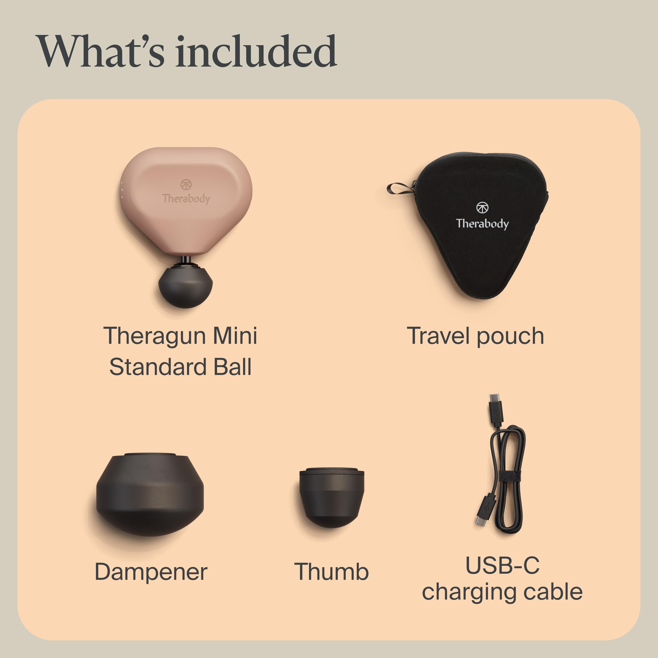 TheraGun Mini sincronizada con app Therabody para rutinas personalizadas