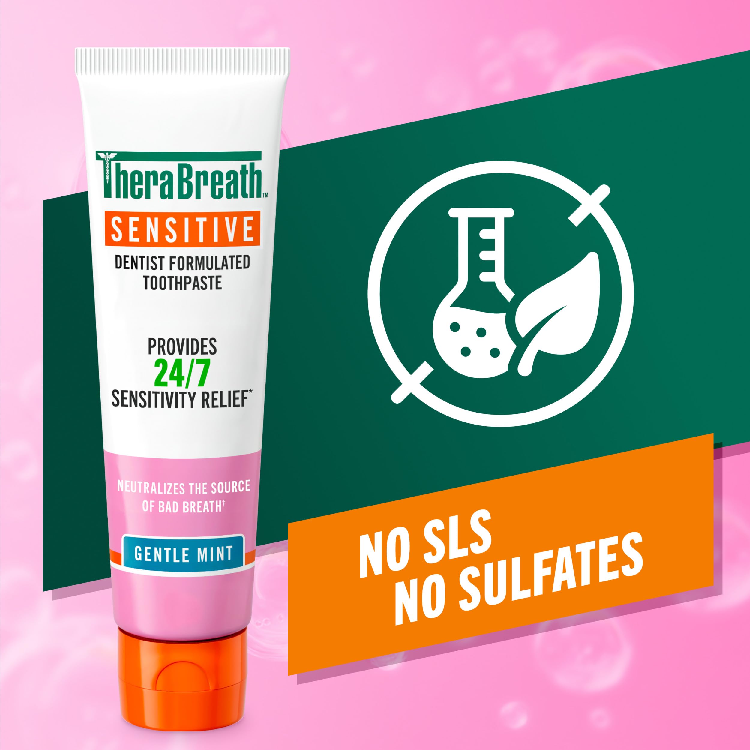 TheraBreath pack de dos tubos ideal para hogares y rotación continua