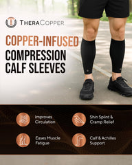 TheraCopper primer plano del tejido con 62% cobre, mayor durabilidad