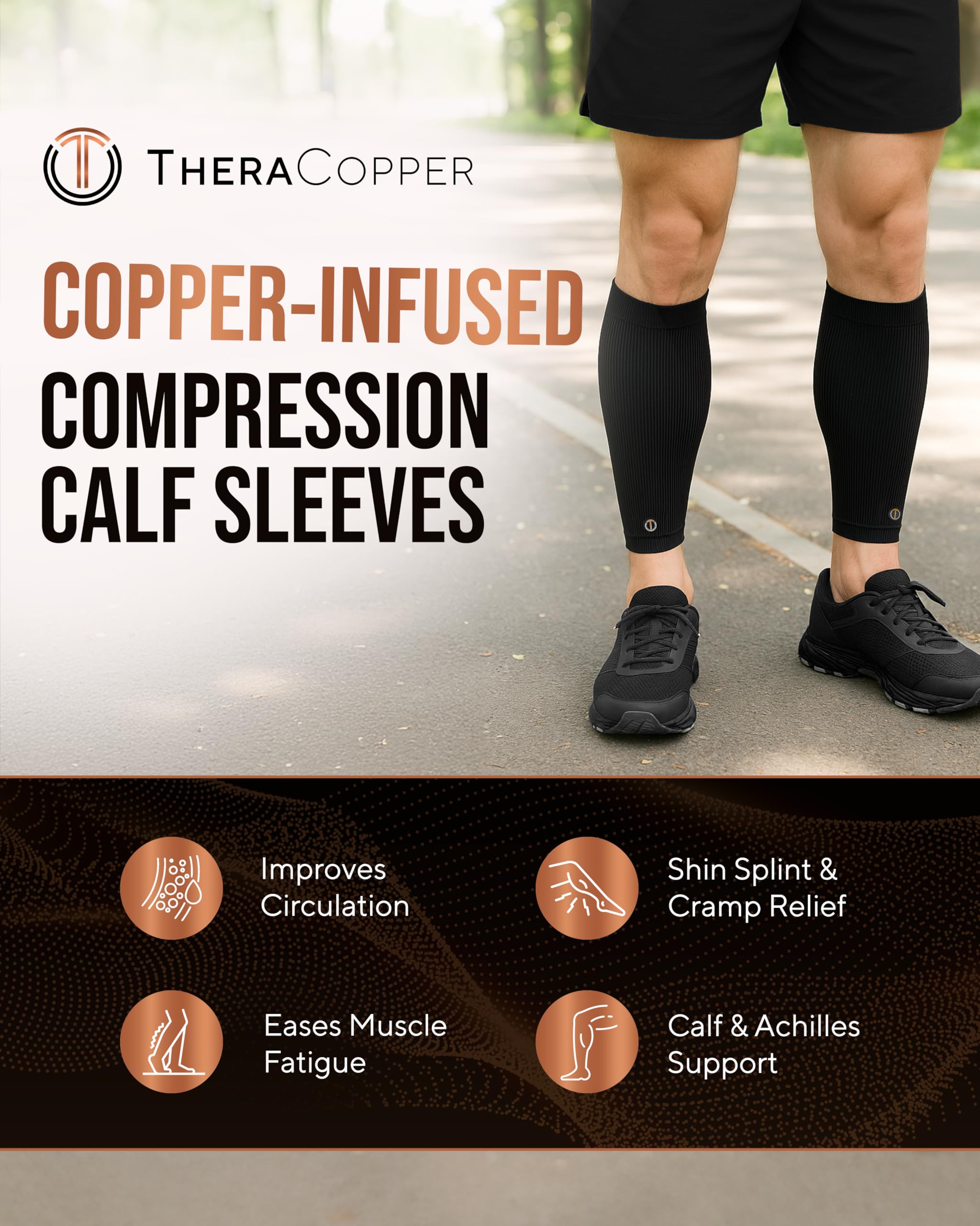 TheraCopper primer plano de tejido con hilos de cobre que ofrece frescura