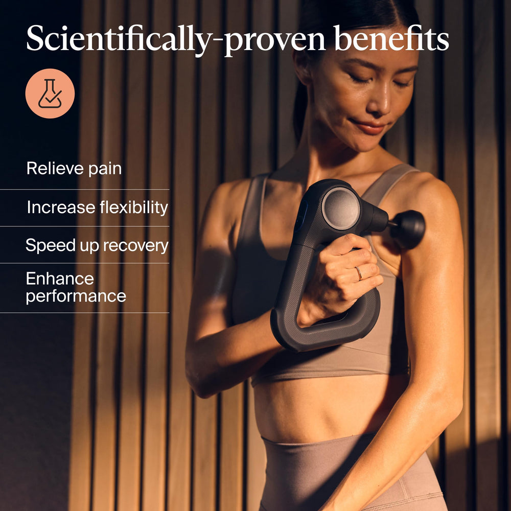 TheraGun Prime con cabezal Dampener para áreas sensibles y confort