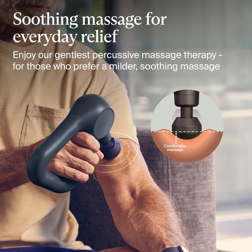 TheraGun punta Dampener en primer plano para zonas sensibles