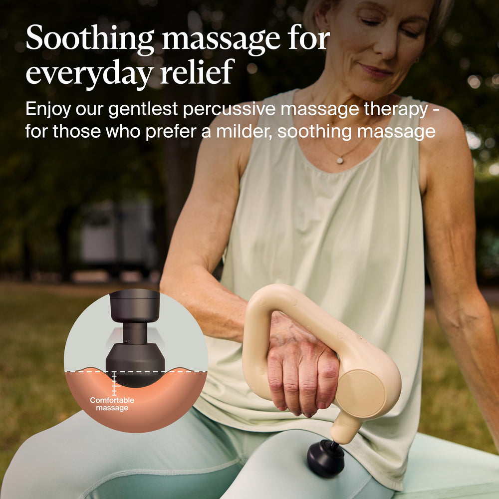 TheraGun Relief cabezal Dampener para zonas sensibles con contacto suave