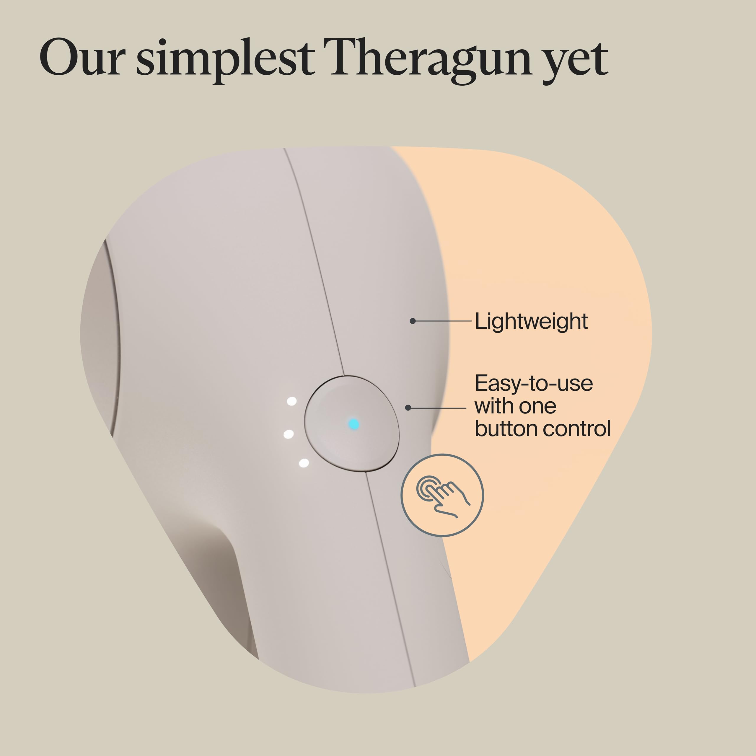TheraGun Relief cabezal Standard Ball que reduce tensión en todo el cuerpo