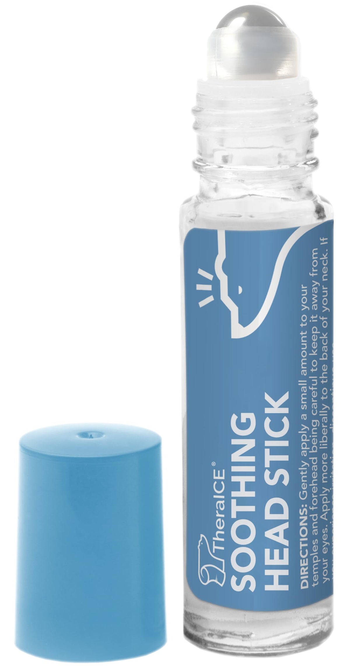 TheraICE Rx envase frontal compacto ideal para bolsillo y viaje
