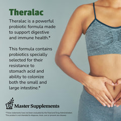 THERALAC cápsula abierta destacando textura y formulación protectora