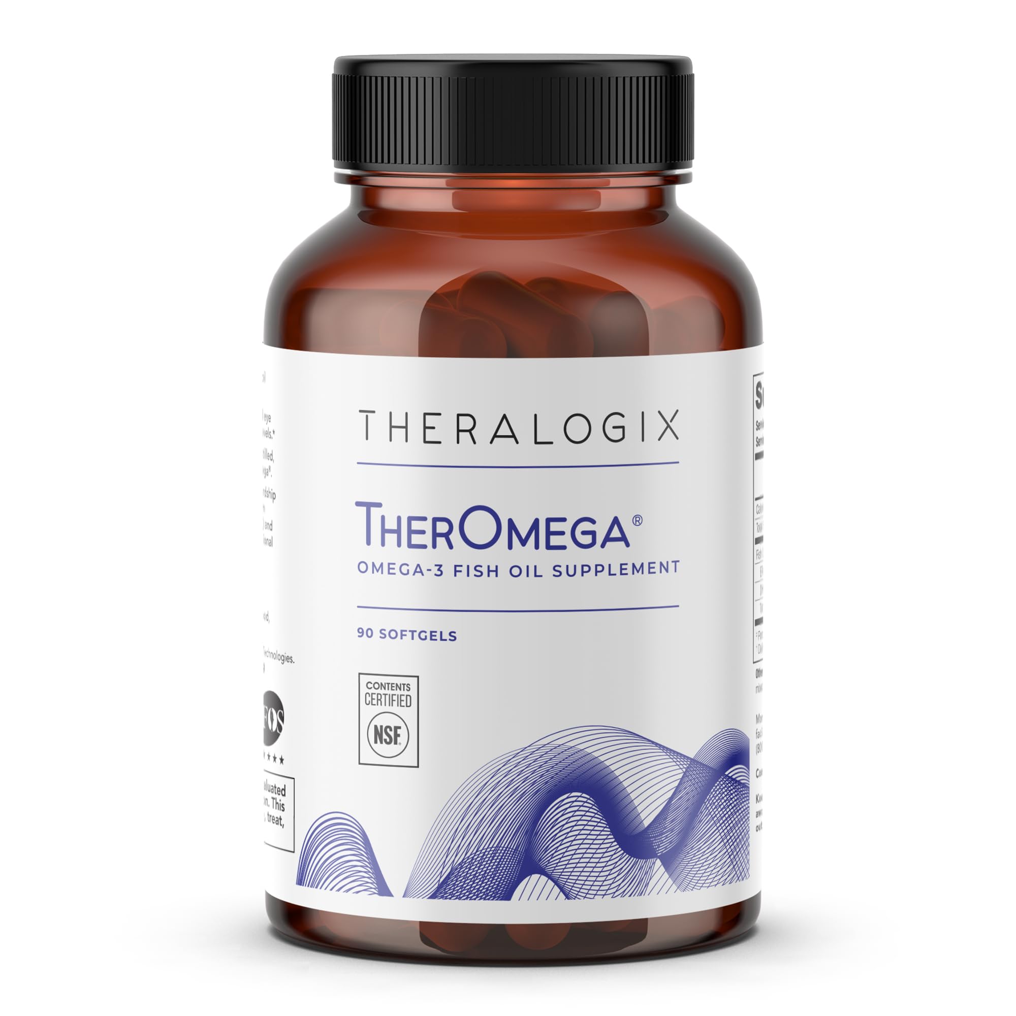 Theralogix frente del envase mostrando 90 softgels y claridad del producto