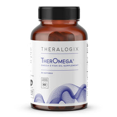 Theralogix frente del envase mostrando 90 softgels y claridad del producto