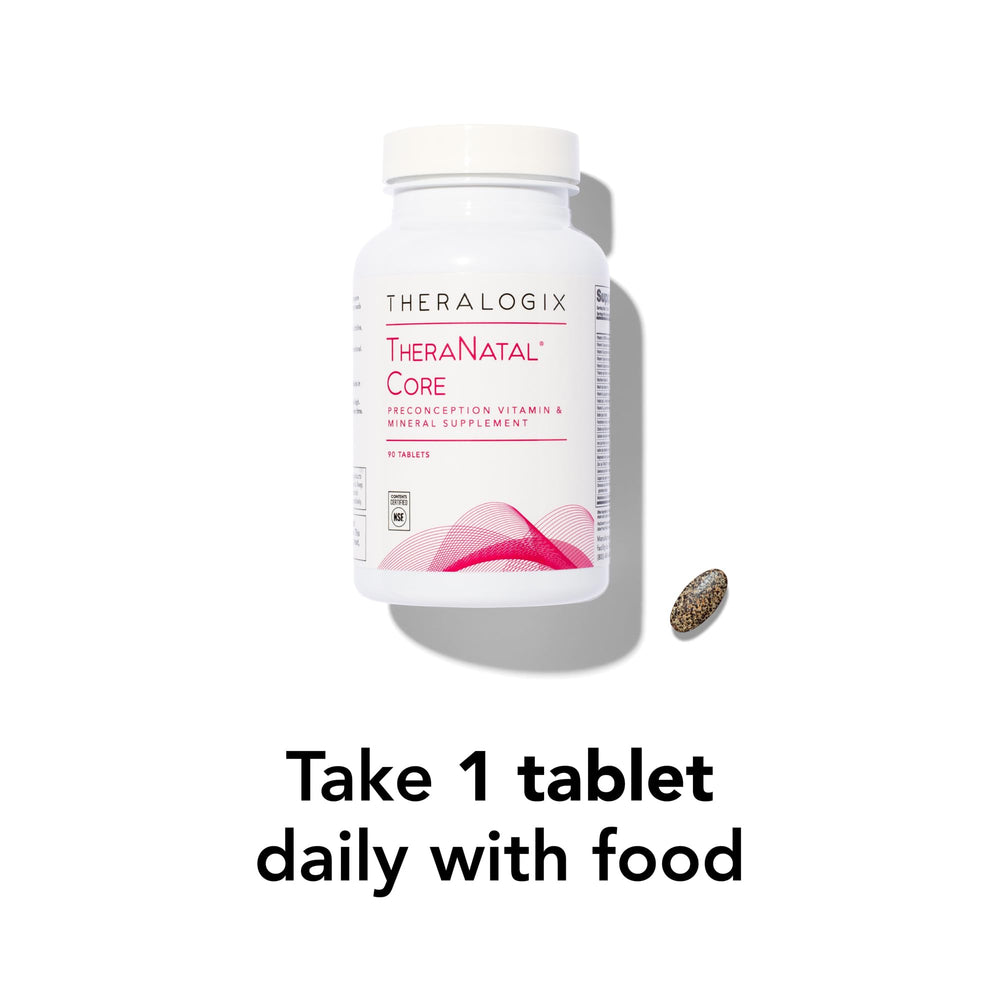 Theralogix lista de ingredientes destacando folato metilado y colina