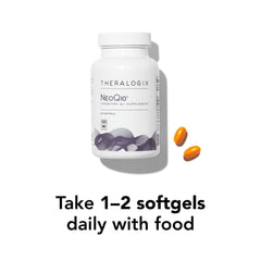 Theralogix NeoQ10 certificado NSF en imagen para asegurar pureza y potencia