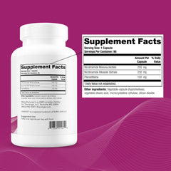 Theralogix OvaNAD+ ingredientes activos NR y pterostilbeno y apoyo a energía celular