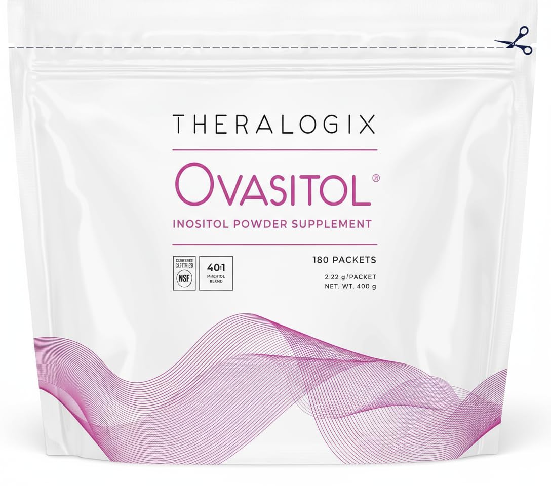 Theralogix Ovasitol frente del empaque mostrando la marca y información