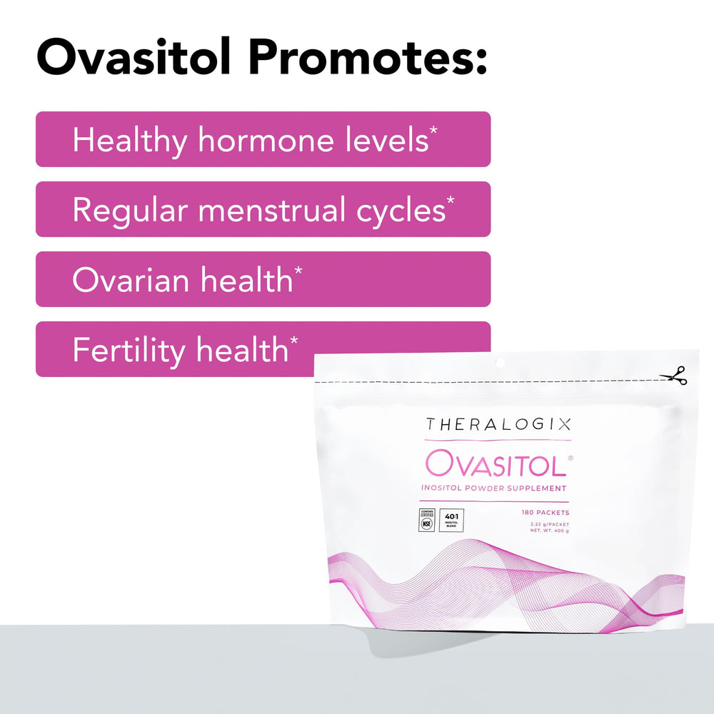 Theralogix Ovasitol polvo textura cercana sin sabor para mezcla fácil