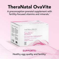Theralogix OvaVite detalle de tableta y tamaños para fácil identificación