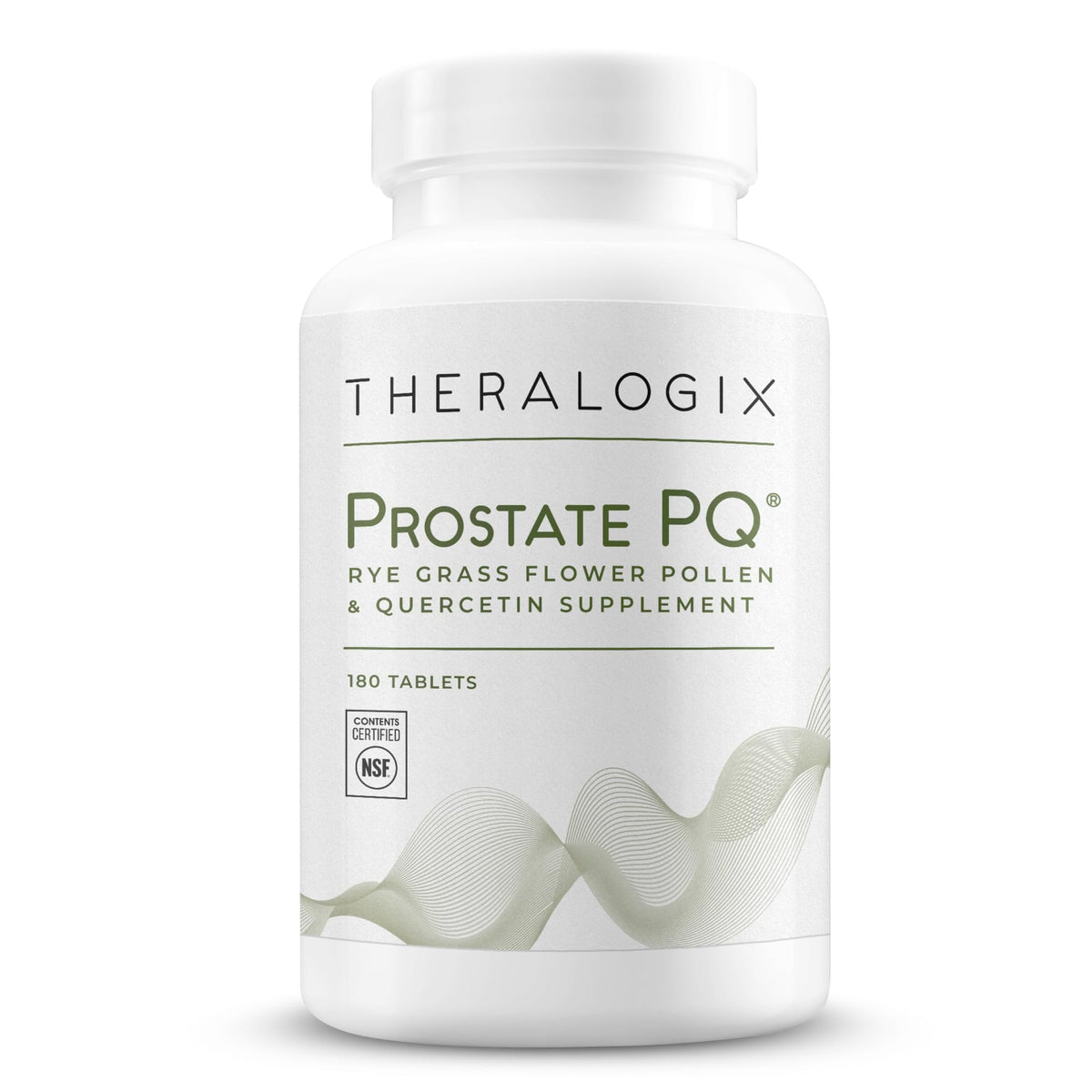 Theralogix Prostate PQ frente del envase mostrando la etiqueta y beneficios