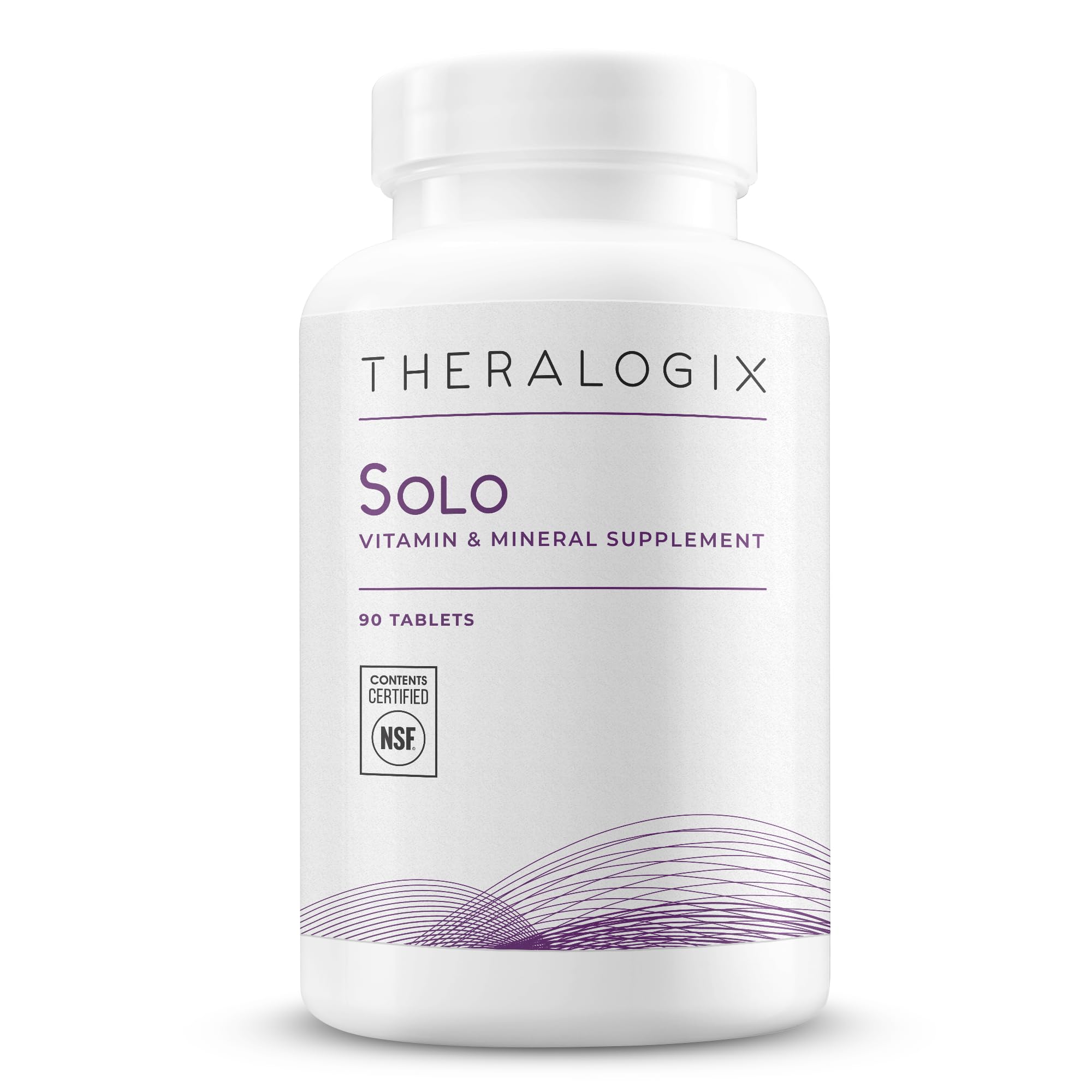 Theralogix Solo frente del envase mostrando la etiqueta y beneficios