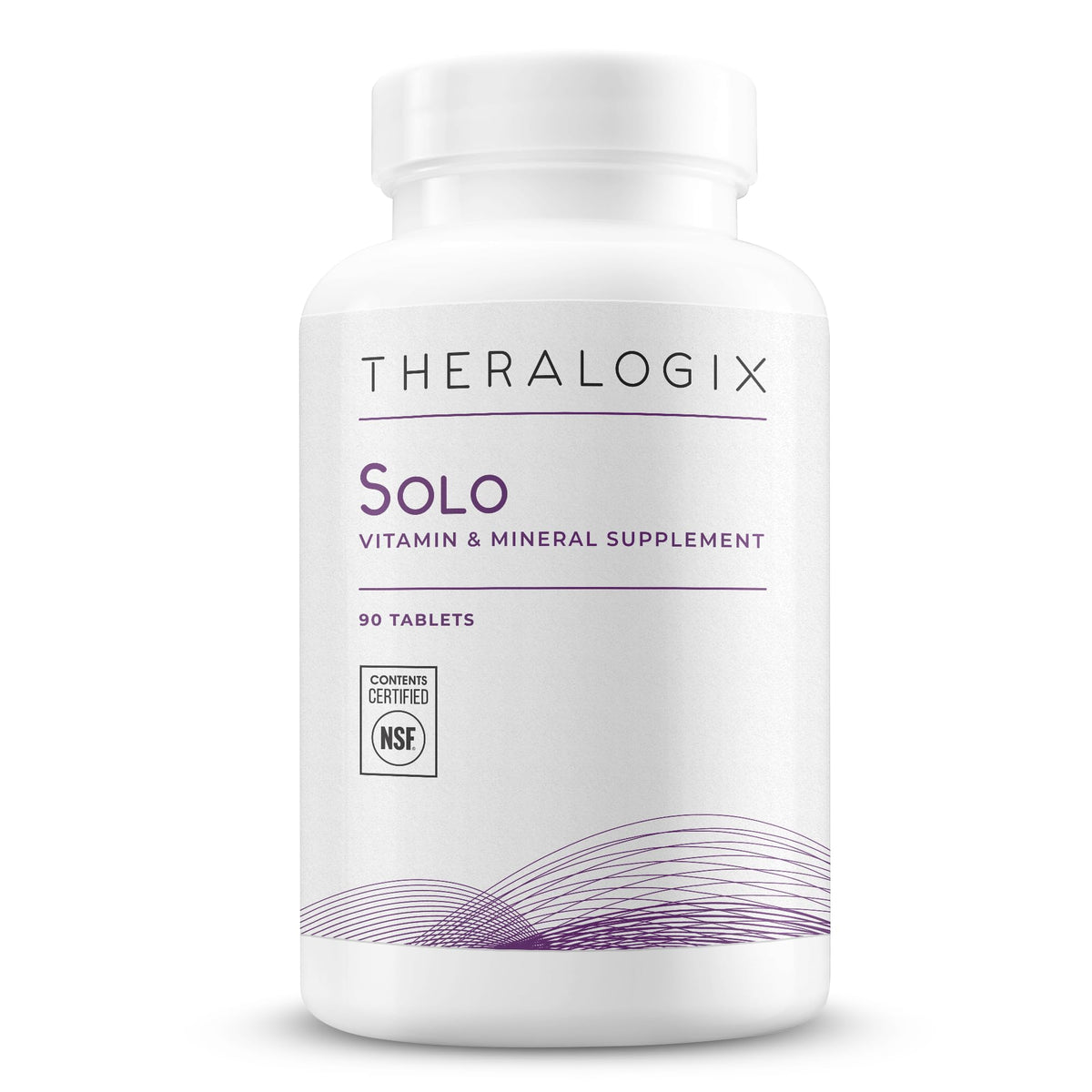 Theralogix Solo frente del envase mostrando la etiqueta y beneficios