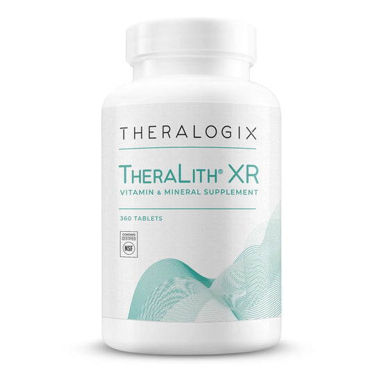 Theralogix TheraLith XR frente del empaque mostrando la marca y beneficios